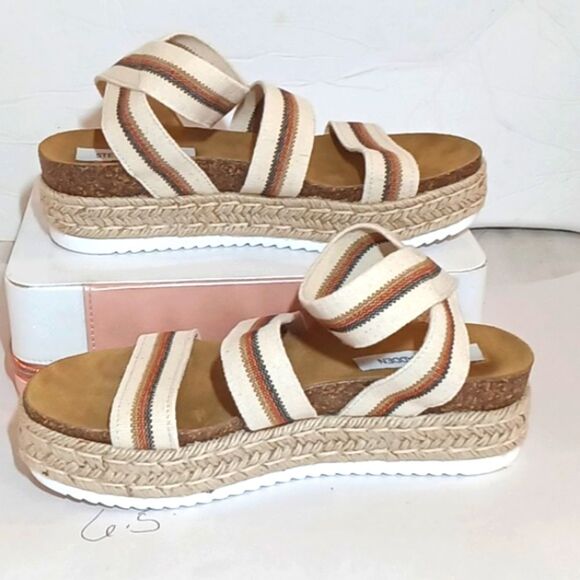 Steve Madden Kimmie Platform Espadrille Sandals Sz 9 - Picture 2 of 8